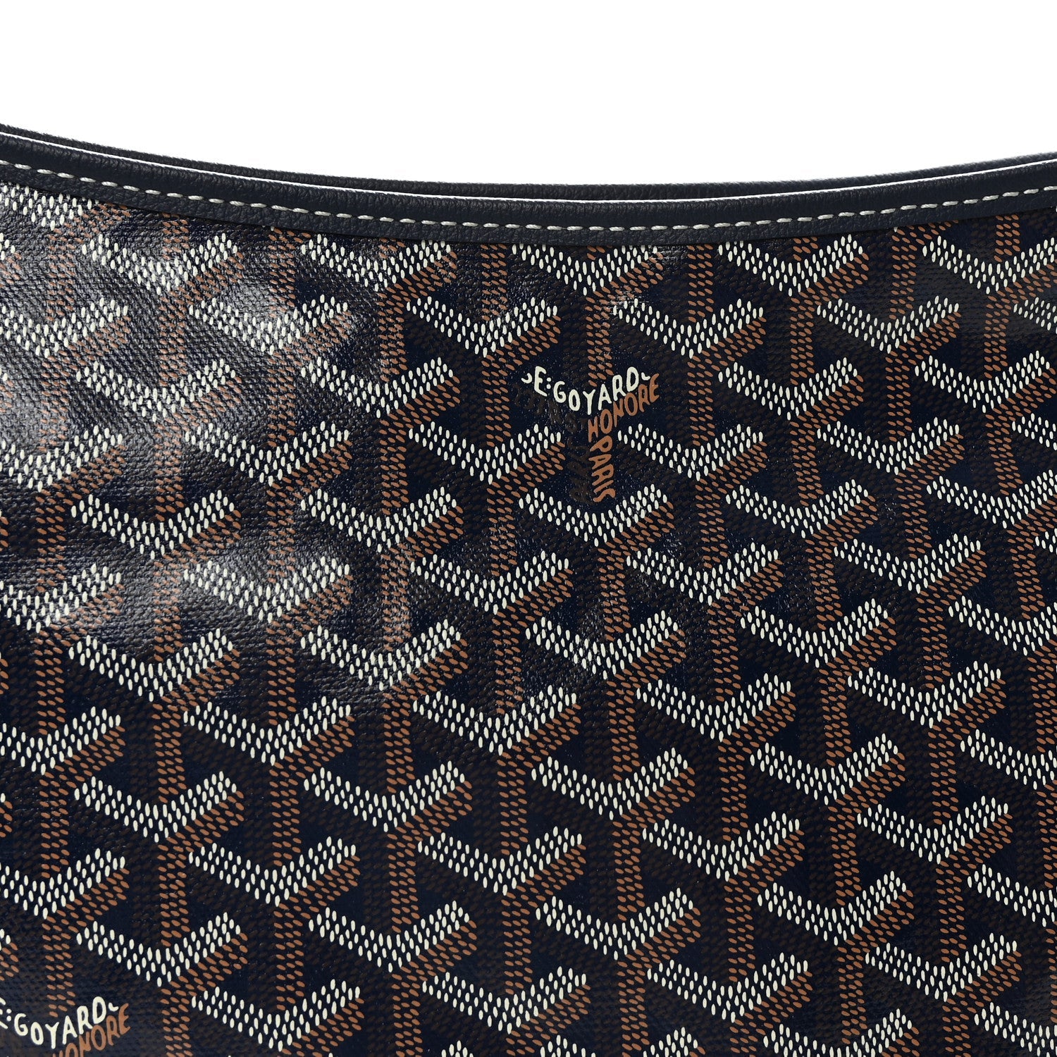 Goyardine Boheme Hobo Navy Blue