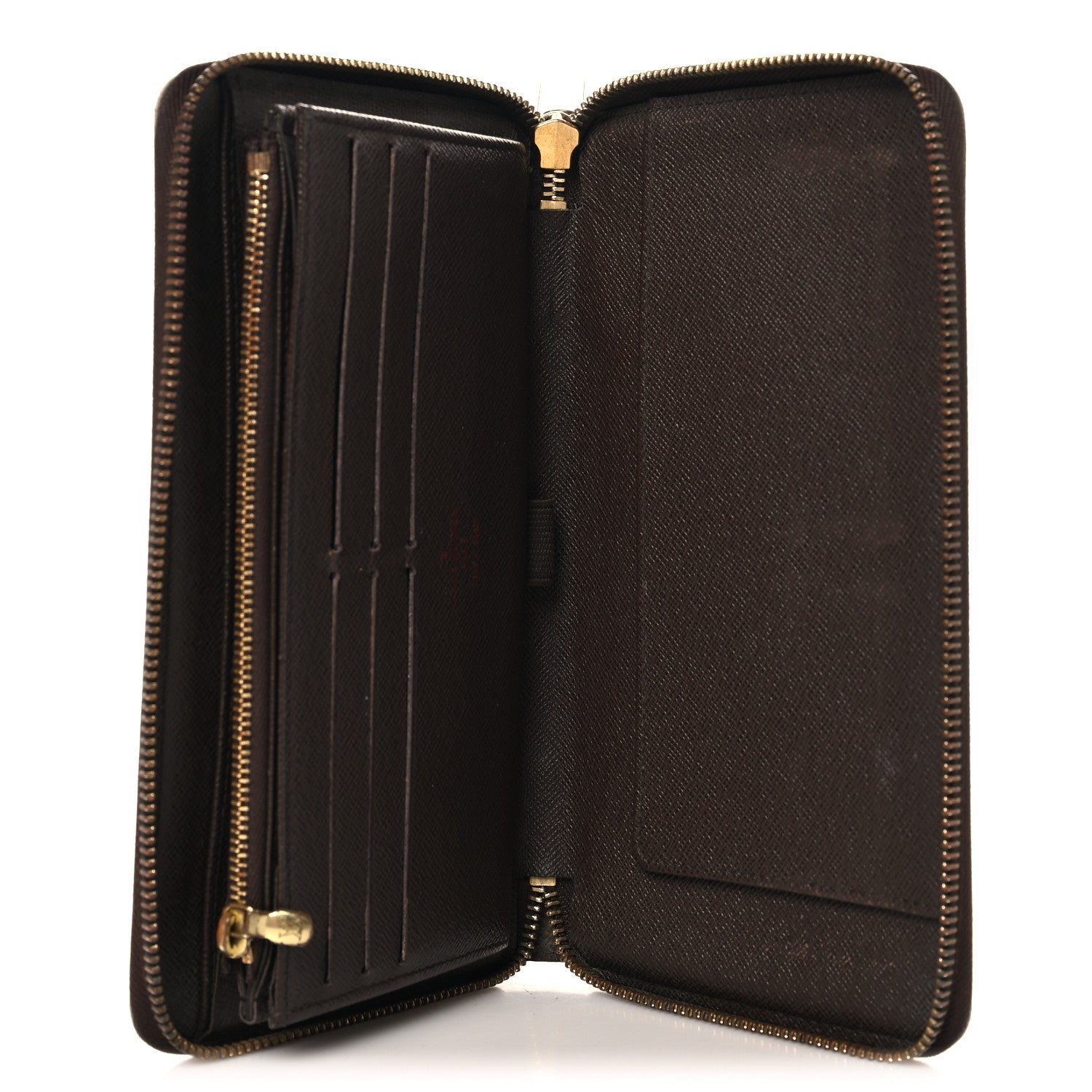 Damier Ebene Zippy Organizer Wallet