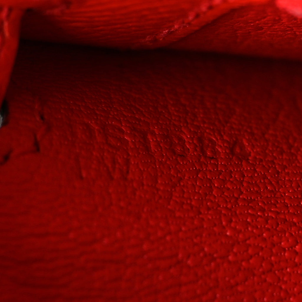 Epsom Kelly Sellier 25 Rouge De Coeur