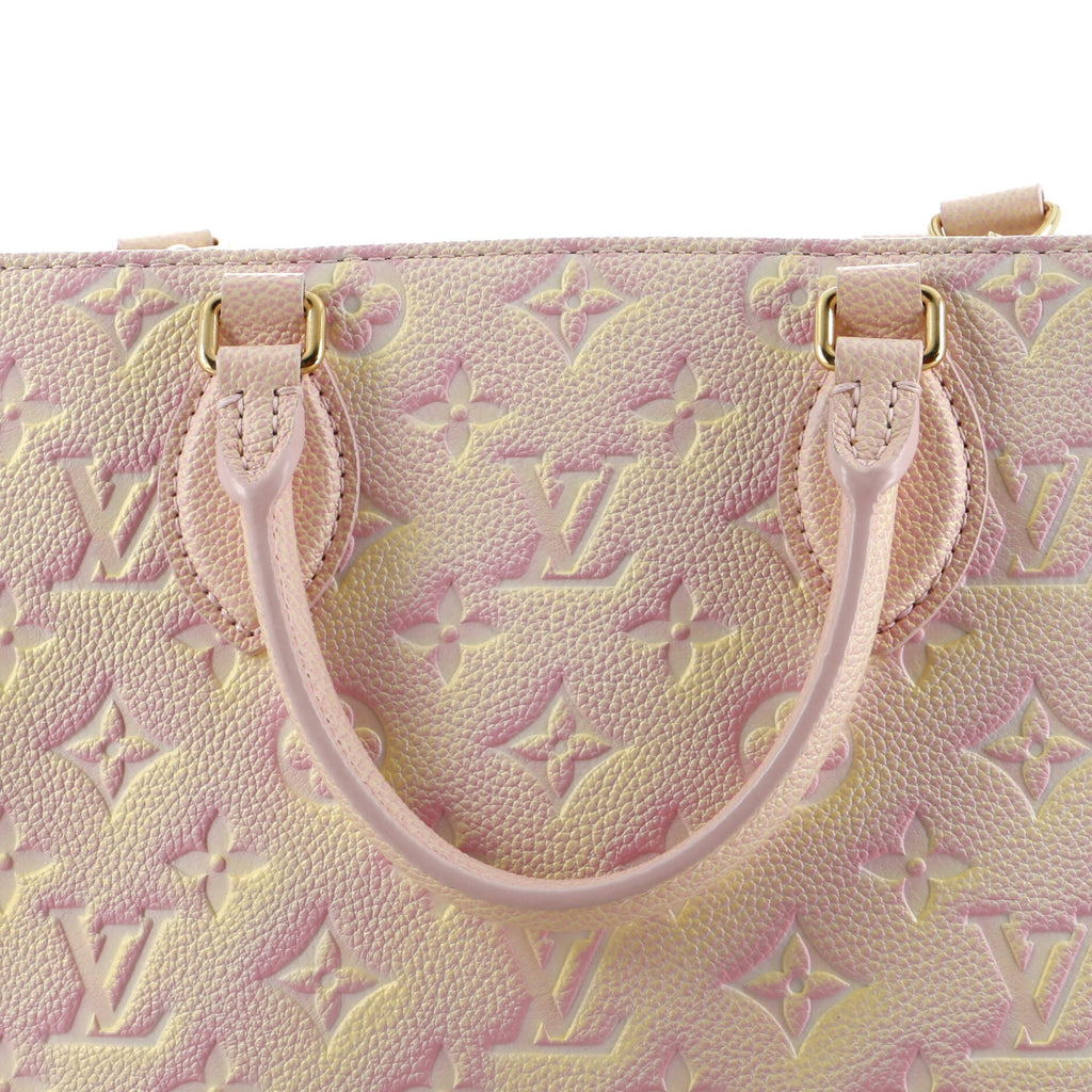 Louis Vuitton OnTheGo Tote Stardust Monogram Empreinte Leather PM
