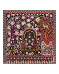 Ferragamo Womens Rajasthan Print Silk Scarf