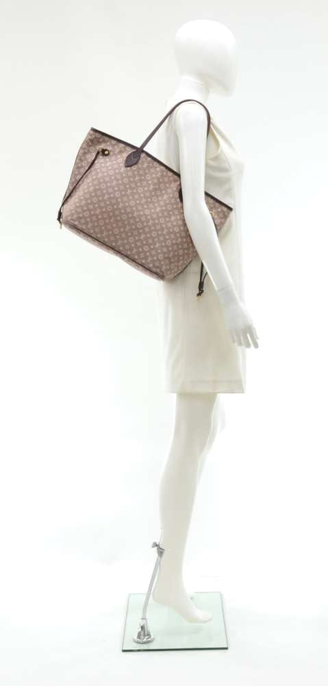Louis Vuitto Neverfull MM Mini Lin Canvas Tote Bag
