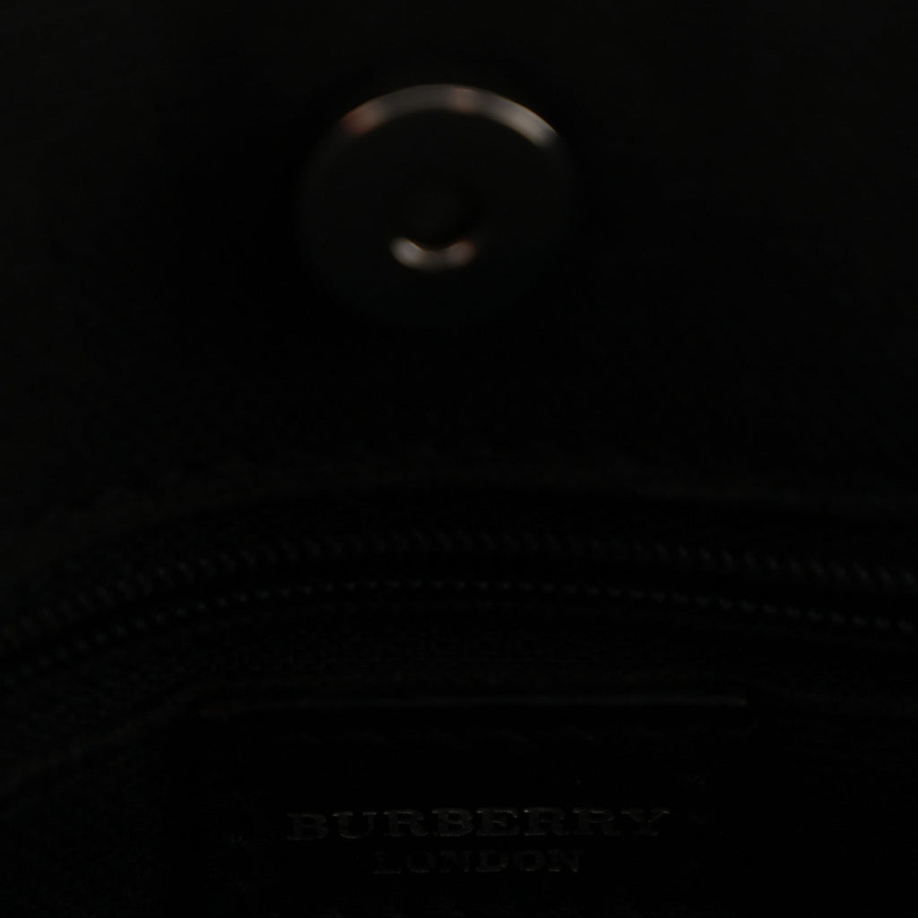 House Check Studded Small Tote Black