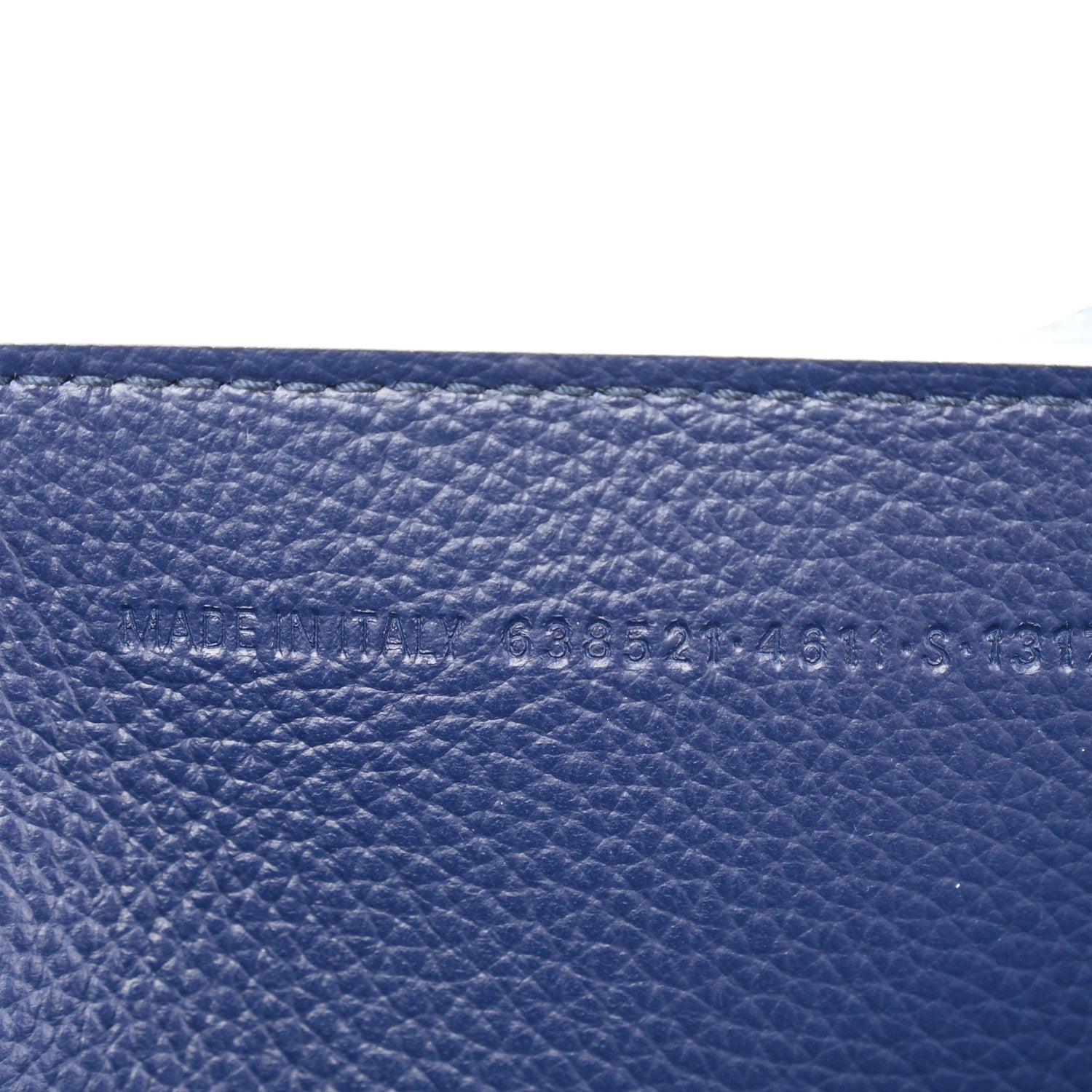 Grained Calfskin Neo Classic Black Hardware S City Navy