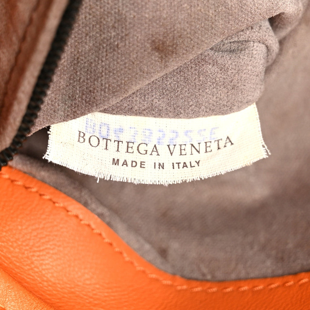 Nappa Intrecciato Bella Tote Orange