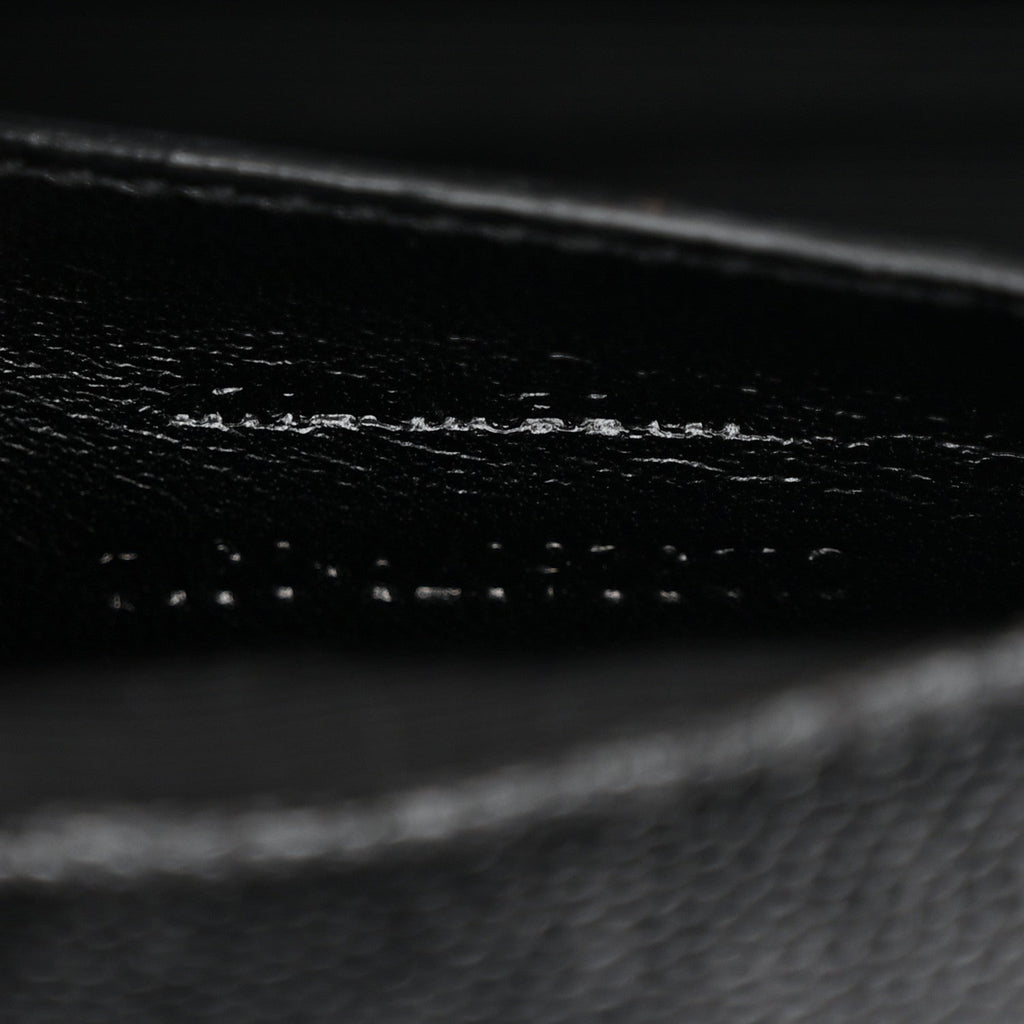 Grain De Poudre Monogram Cassandre Clutch Black