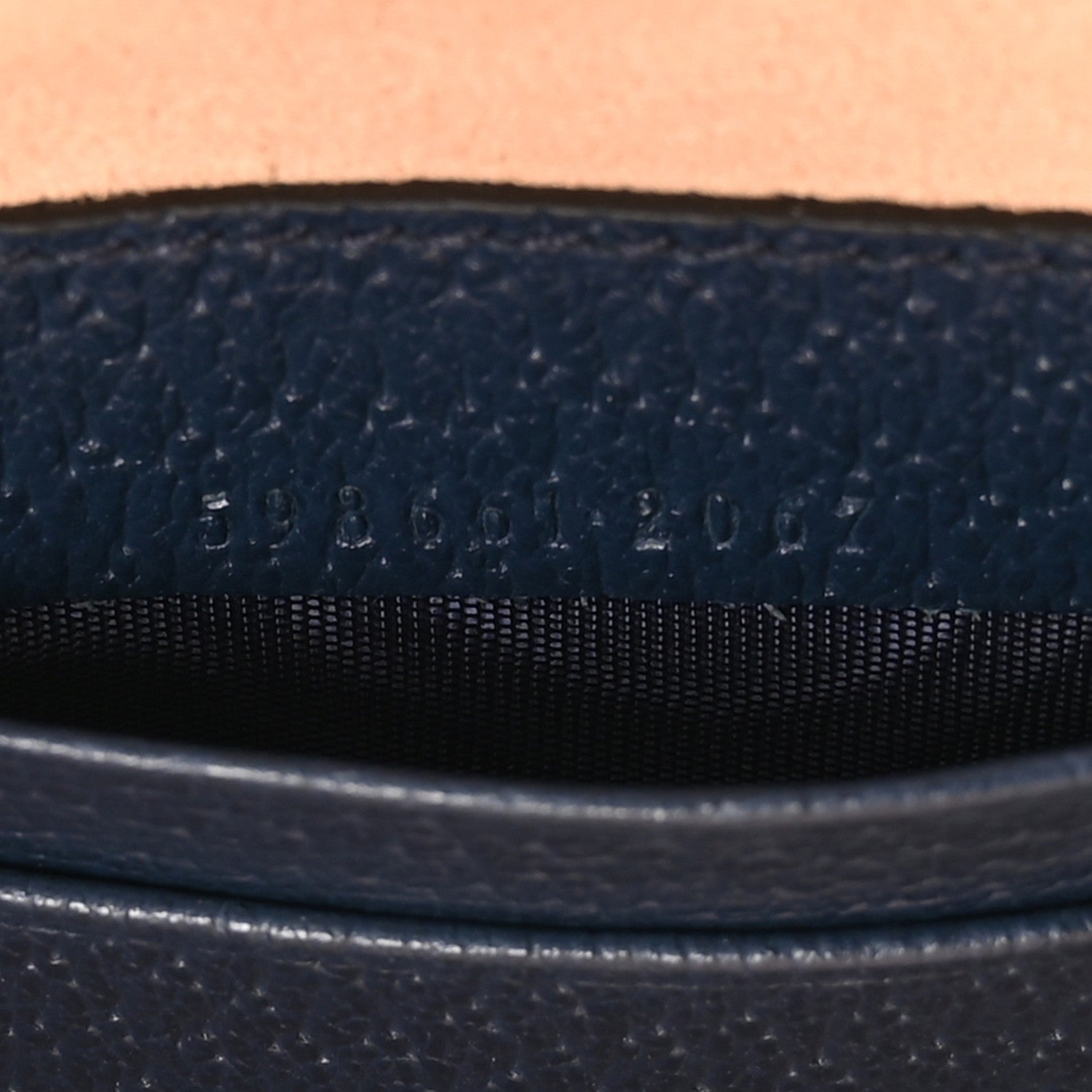 Textured Calfskin Web Mini Ophidia Round Backpack Blue Agata