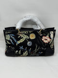 Gucci Flora Knight Bamboo Shopper Large - Black Totes, Handbags BJ1-19