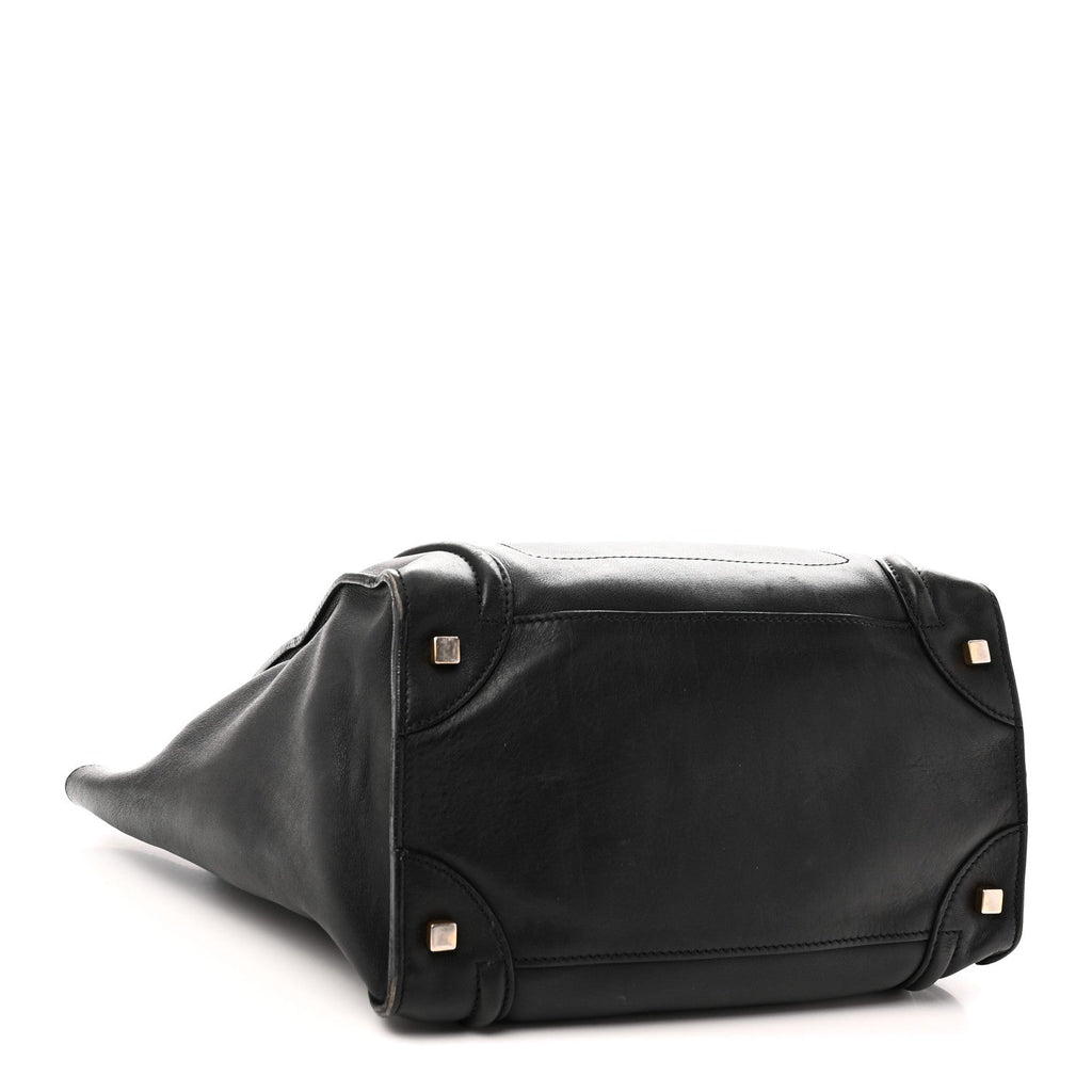 Smooth Calfskin Mini Luggage Black
