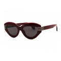 Palm Angels Sunglasses Cat Eye Full Rim, Red Frame and Dark Grey Lens PERI10FMIRACLE2507