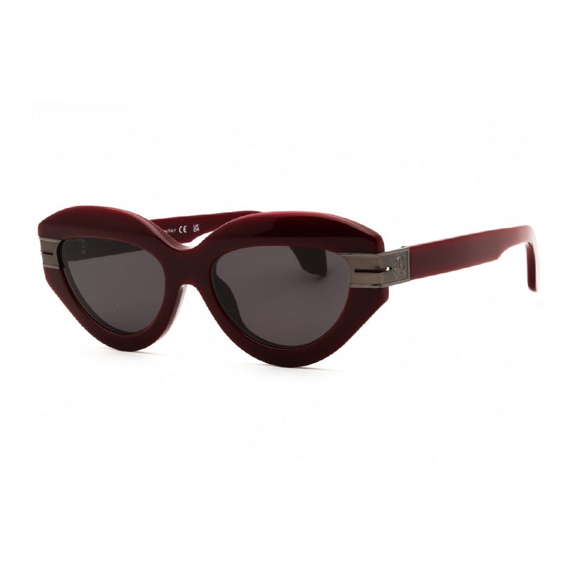 Palm Angels Sunglasses Cat Eye Full Rim, Red Frame and Dark Grey Lens PERI10FMIRACLE2507