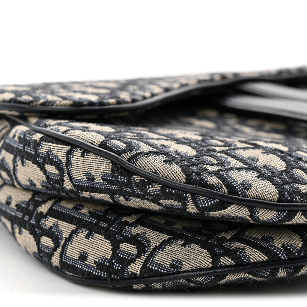 Oblique Saddle Bag Blue