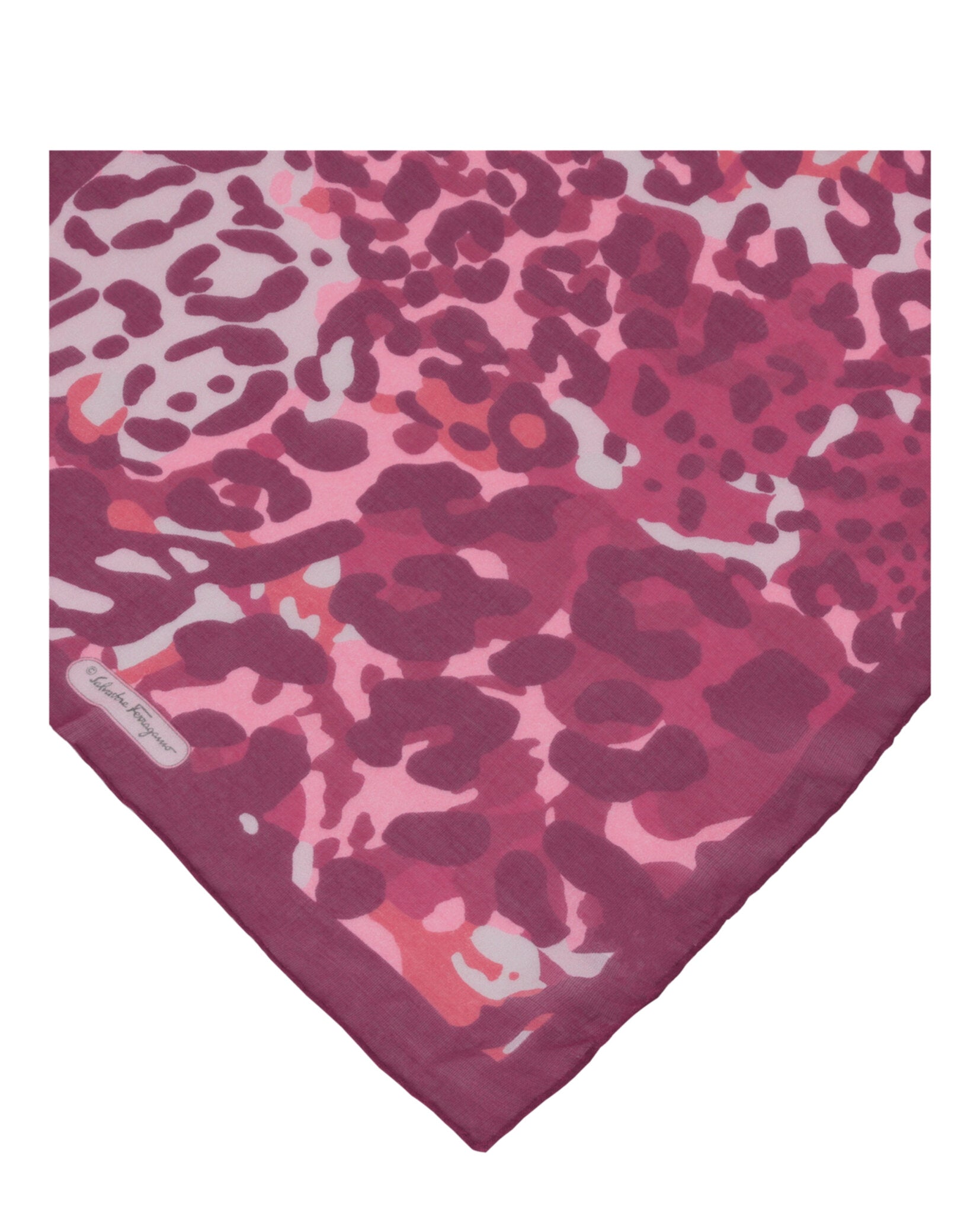 Ferragamo Womens Leopard Print Scarf