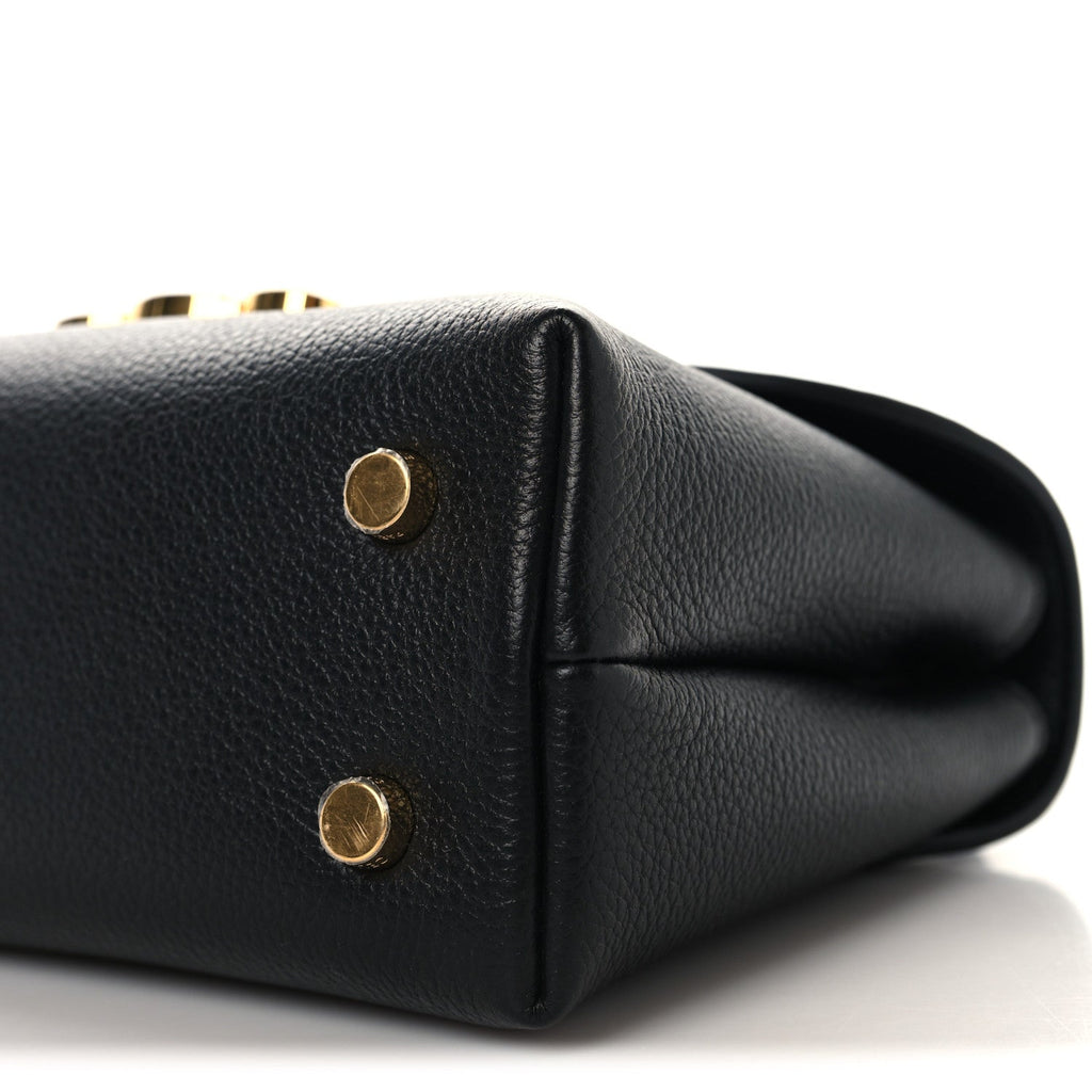 Supple Grained Calfskin Teen Nino Black