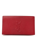 Calfskin Monogram Large Belle De Jour Clutch Red
