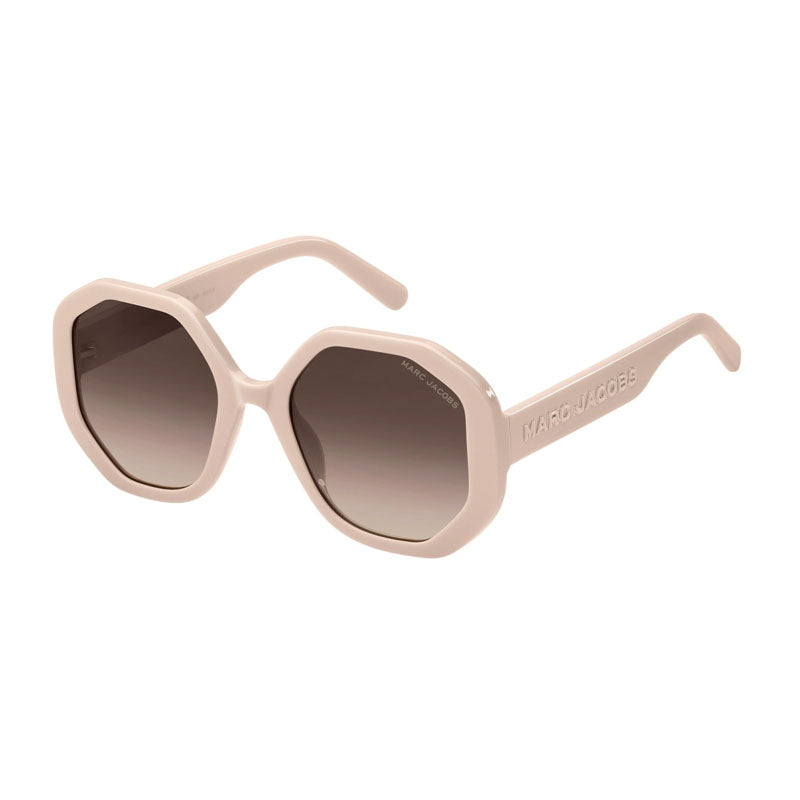 Marc Jacobs Sunglasses Round Full Rim, Havana Frame and Dark Blue Gradient Lens MARC659/S0086HA