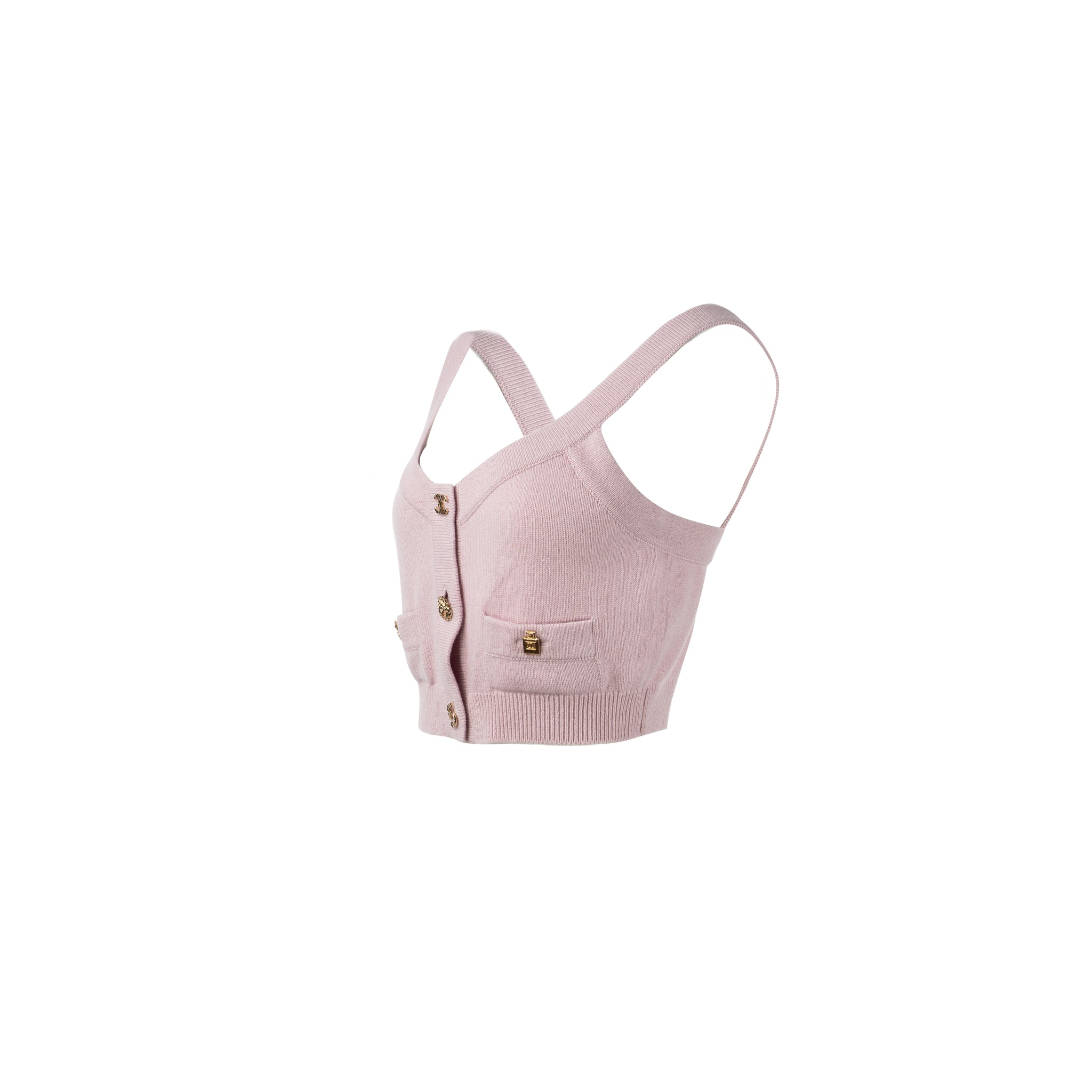 Chanel 22b Size 36 Mini Top Cashmere Light Pink