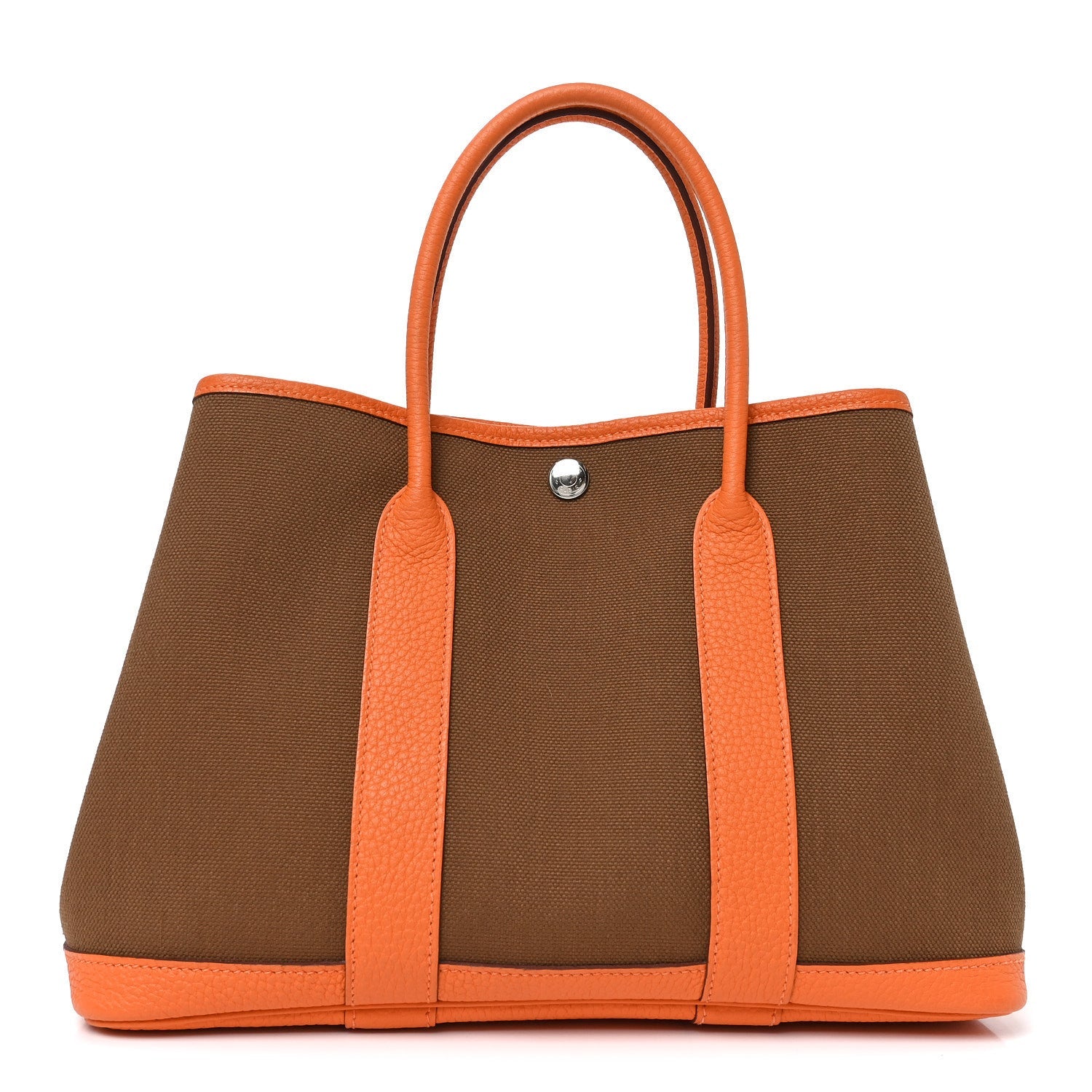 Toile Officier Negonda Garden Party Tote 30 Alezan Orange