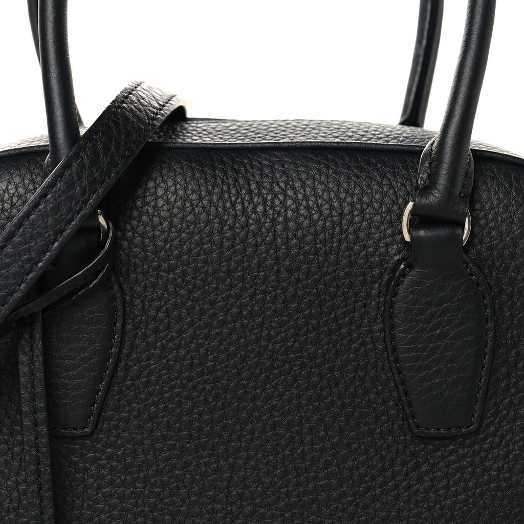 Matte Grained Calfskin India 10 Black