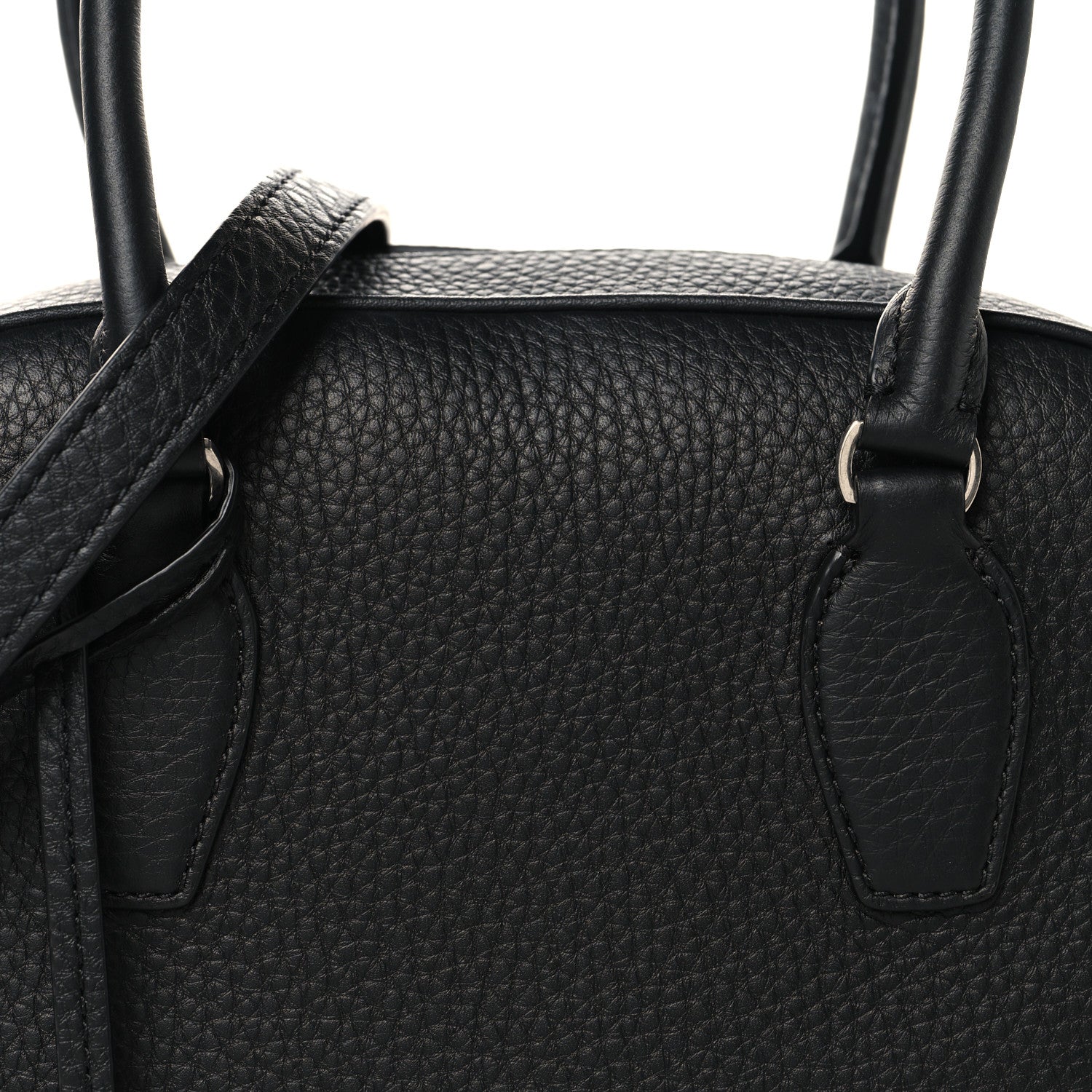 Matte Grained Calfskin India 10 Black