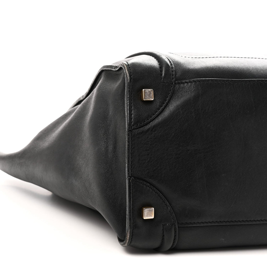 Smooth Calfskin Mini Luggage Black