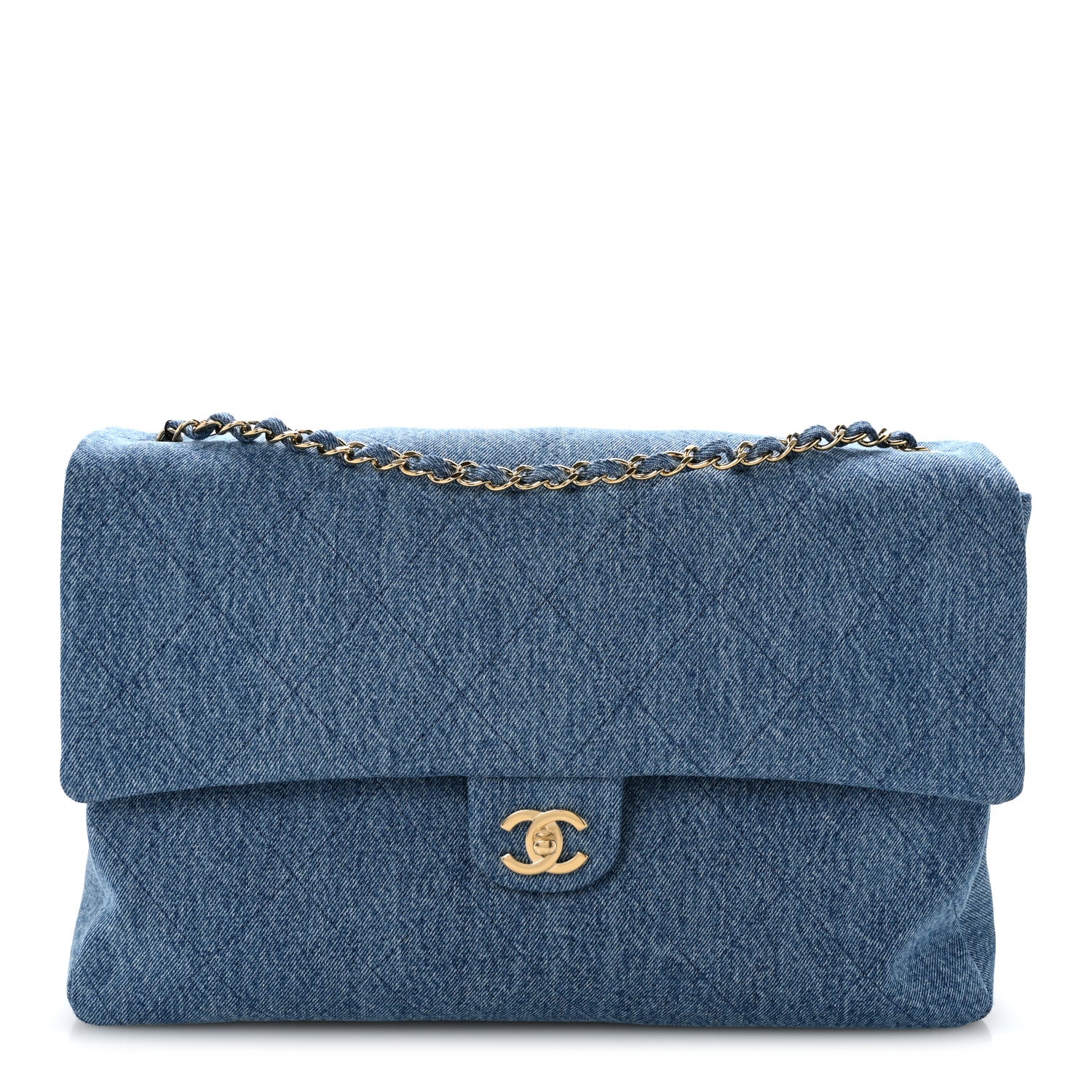 Denim Souplissimo Maxi Flap Blue