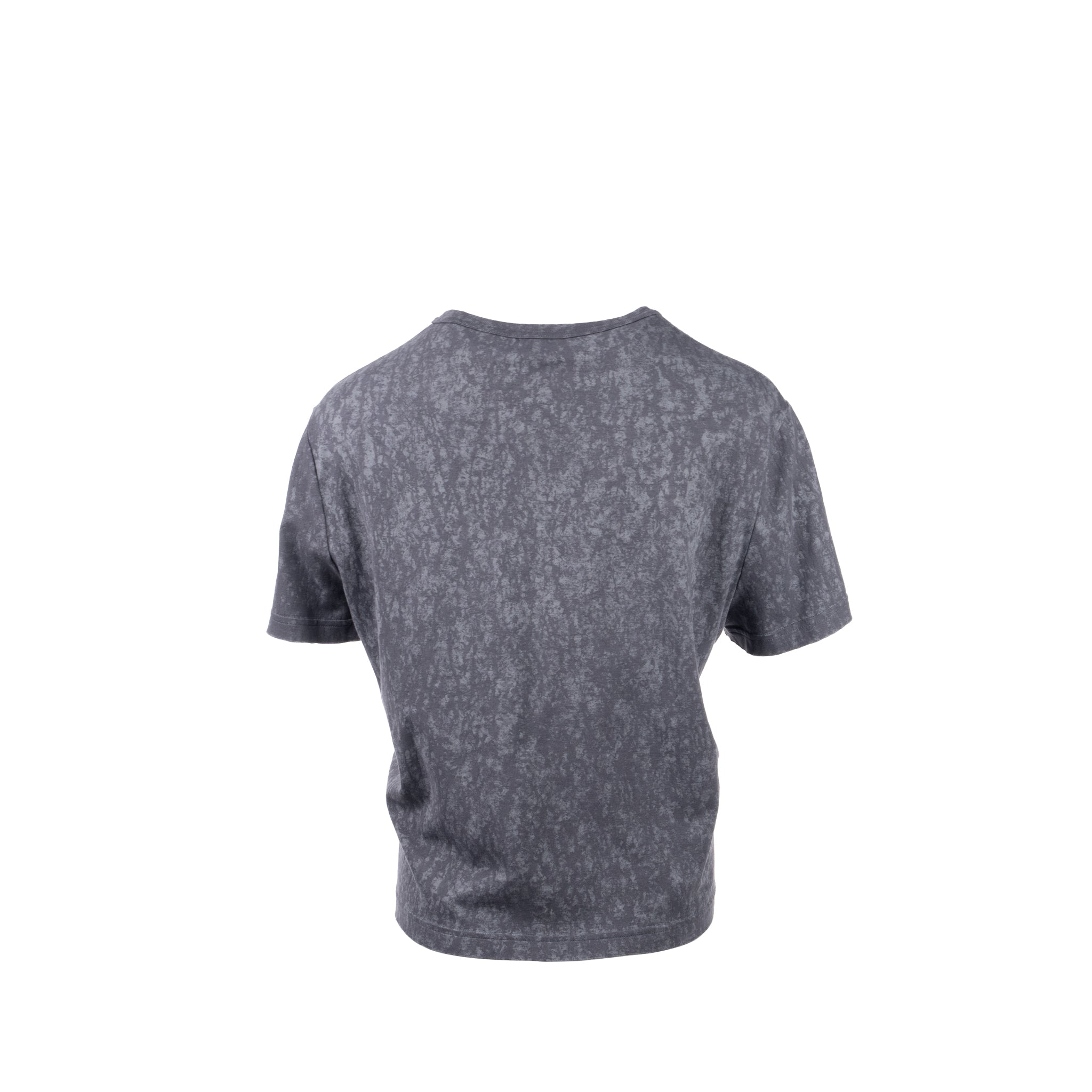 Chanel Size 42/44 20S Signature Logo with Crystal CC Logo Plaque T-shirt Cotton Gray