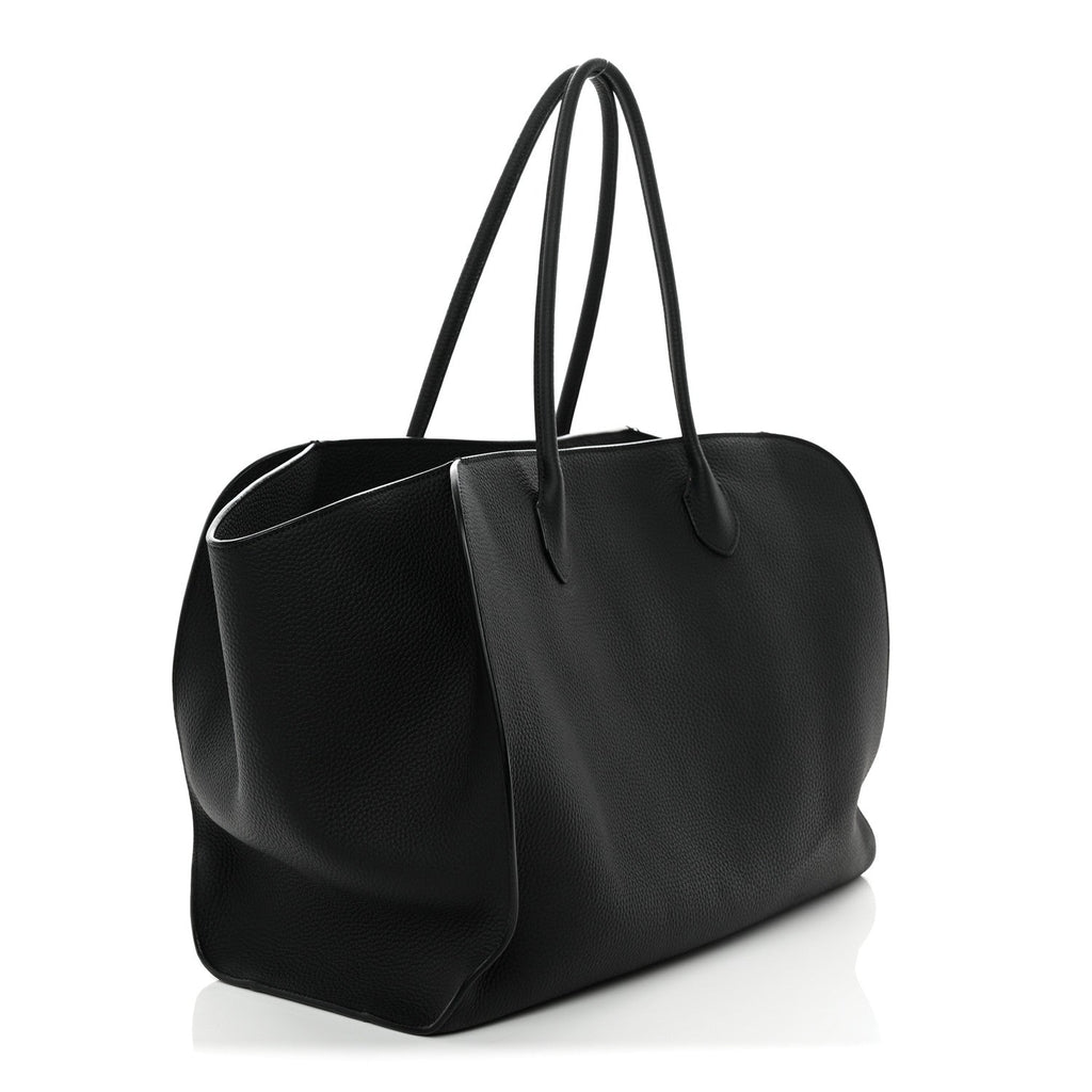 Matte Grained Calfskin Marlo 17 Black