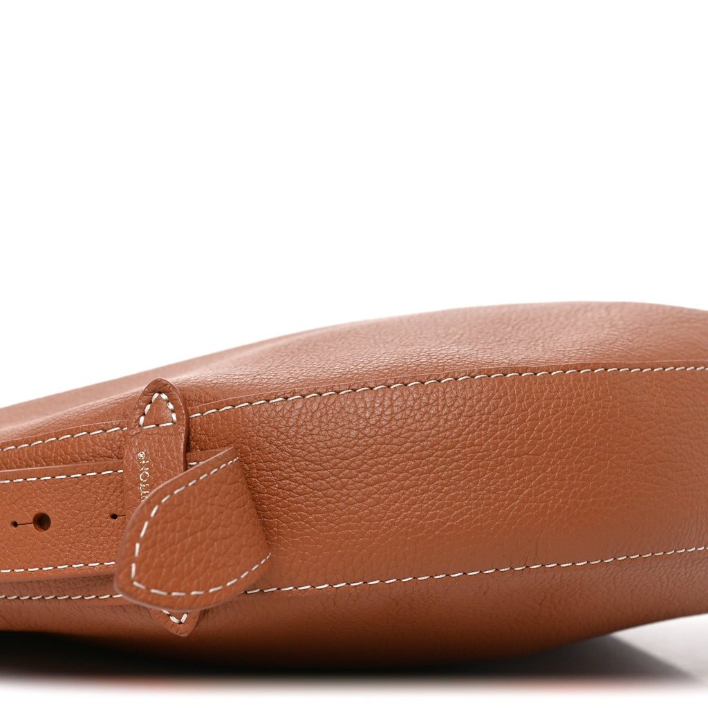 Calfskin Low Key Cookie MM Cognac