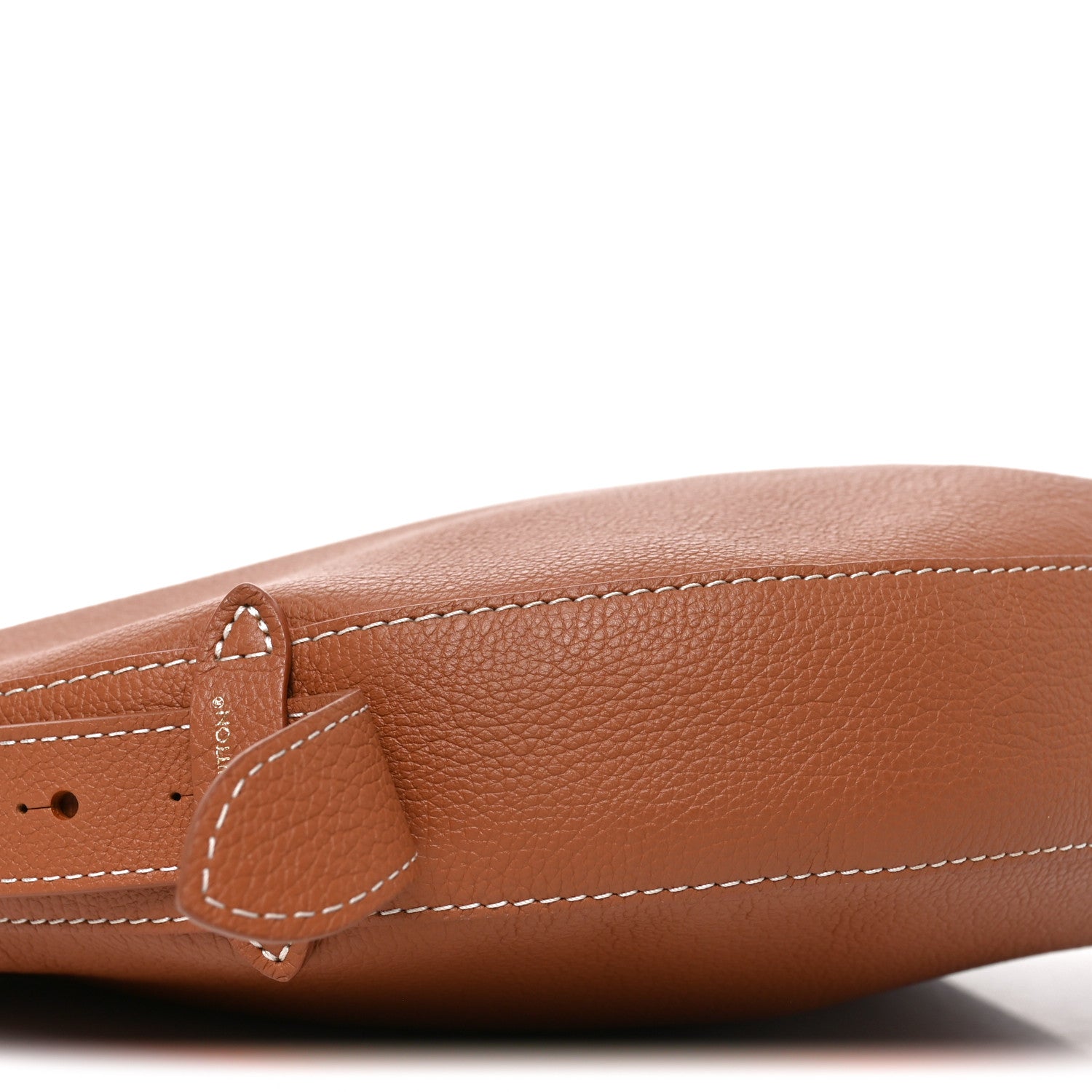 Calfskin Low Key Cookie MM Cognac