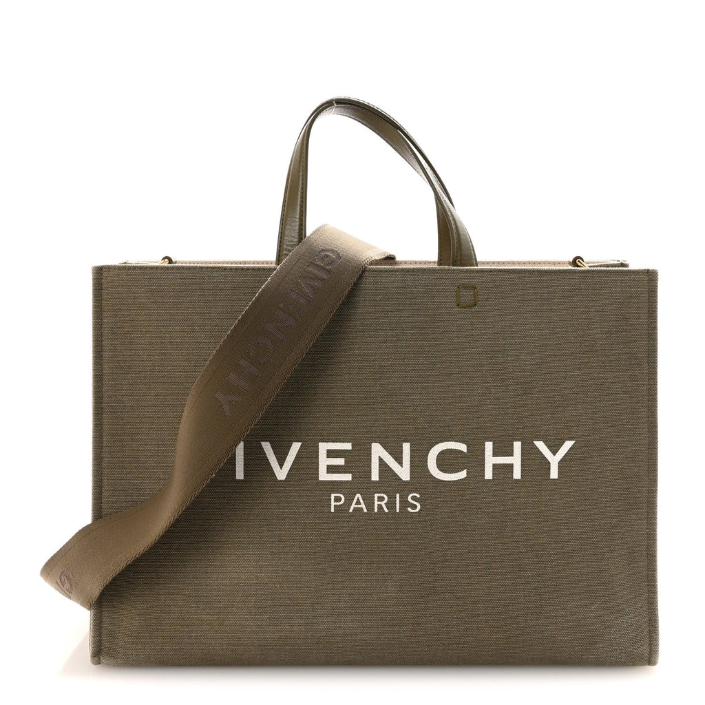 Canvas Medium G-Tote Dark Khaki