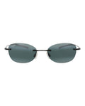 Maui Jim Unisex Round/Oval Black Black Grey Fashion Designer Eyewear