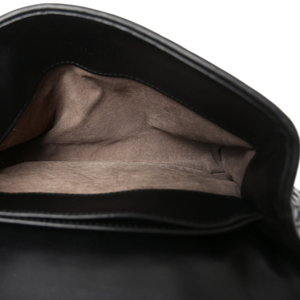 Nappa Intrecciato Baby Olimpia Shoulder Bag Black