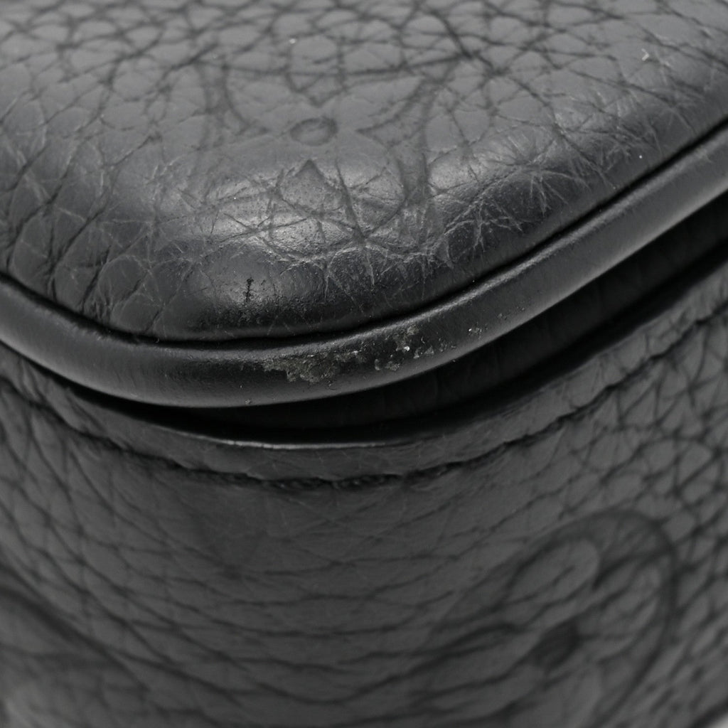 Taurillon Monogram S Lock Wearable Wallet Black