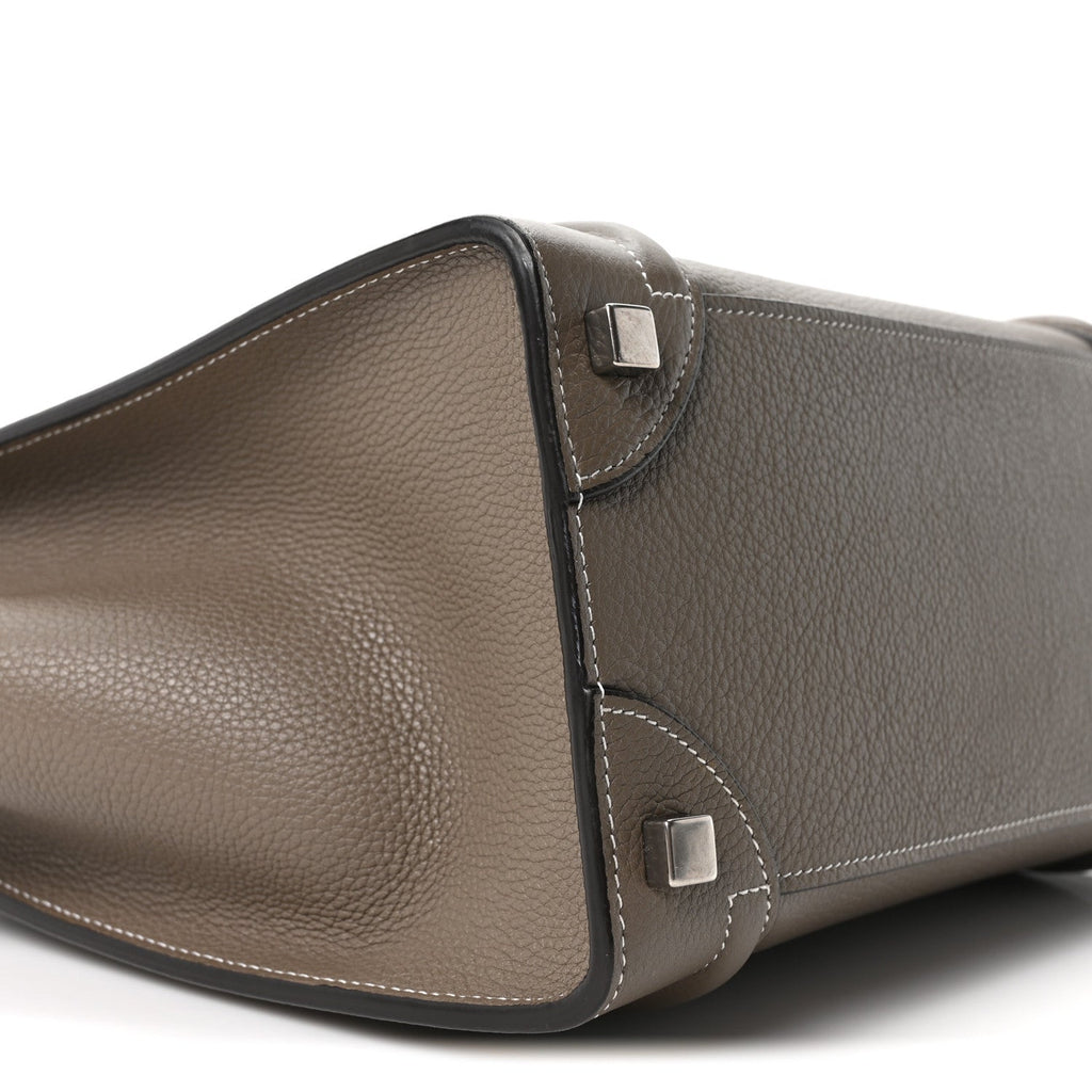 Drummed Calfskin Micro Luggage Souris