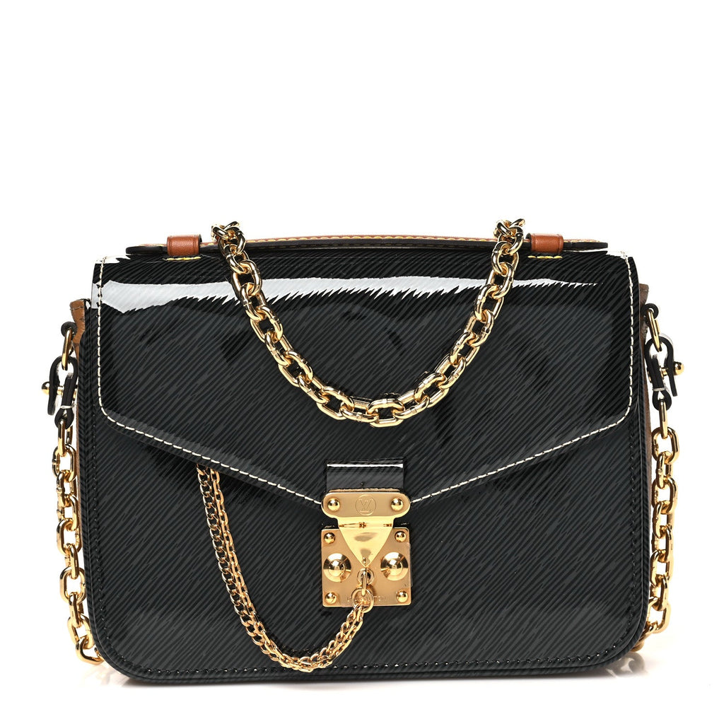 Shiny Epi Reverse Monogram Pochette Metis Mini Marine
