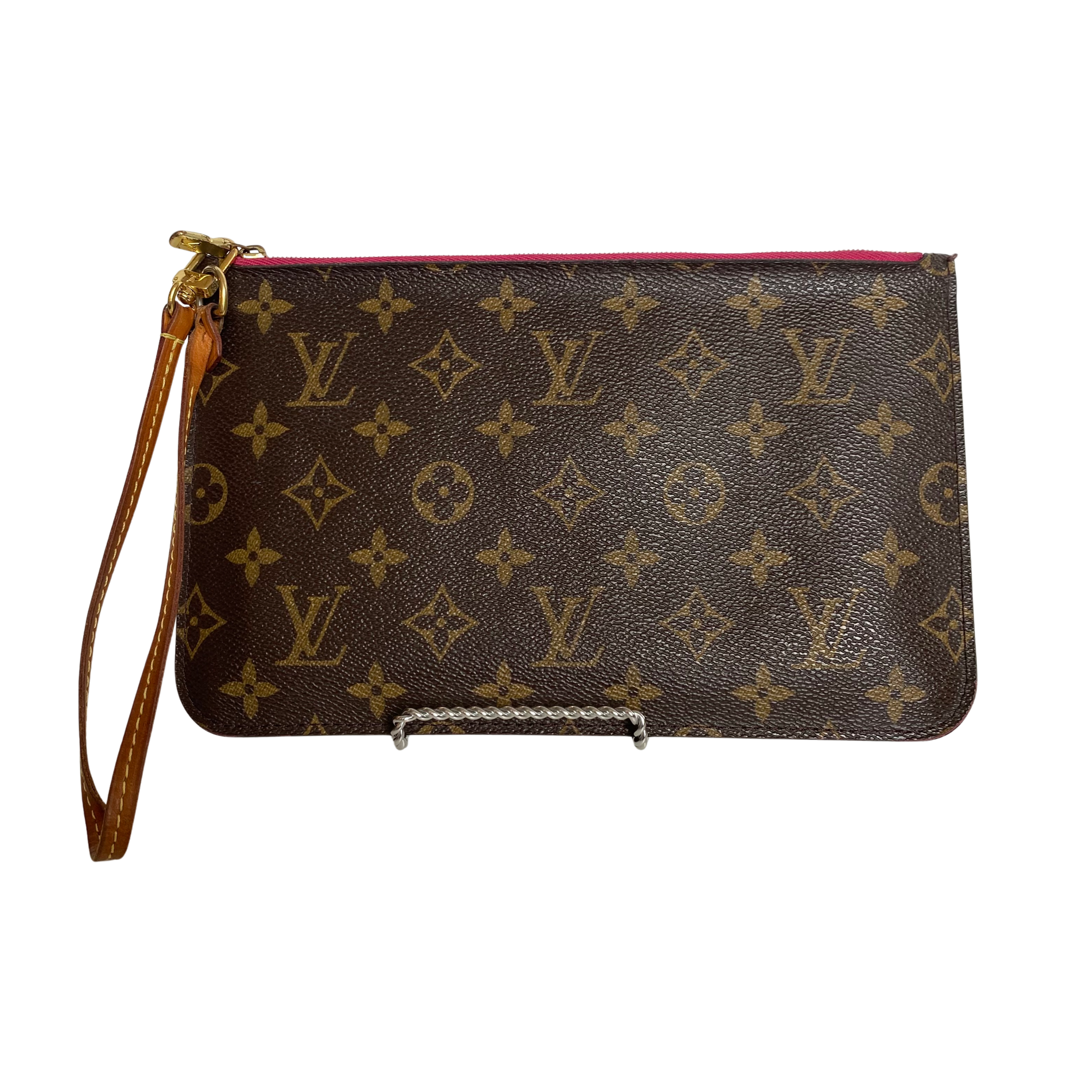 LOUIS VUITTON Monogram Neverfull GM Wristlet