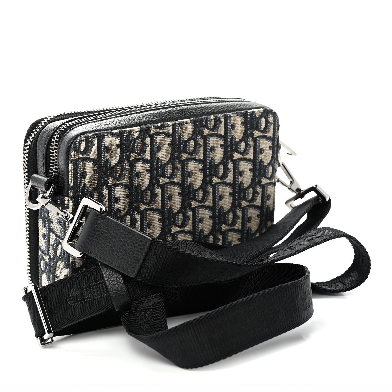 Oblique Messenger Pouch Black