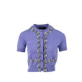 Chanel size 34 22P Cardigan cashmere Lilac