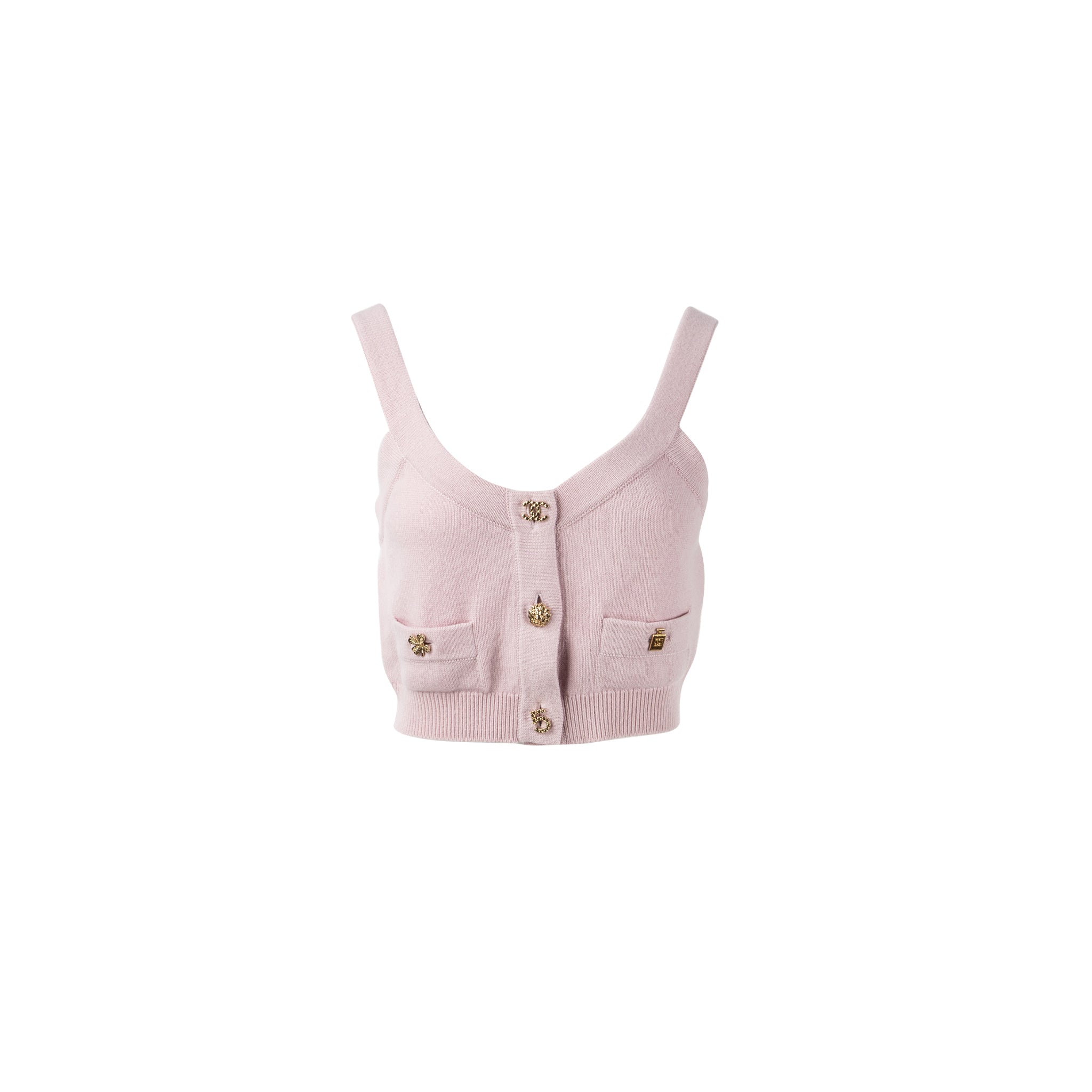 Chanel 22b Size 36 Mini Top Cashmere Light Pink