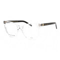Marc Jacobs Eyeglasses Square Full Rim, Transparent Grey Frame and Clear Demo Lens Lens MARC6000KB700