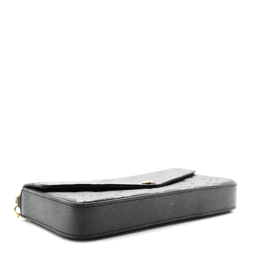 Empreinte Pochette Felicie Chain Wallet Black