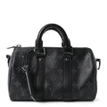 Reverse Monogram Eclipse Keepall XS Black