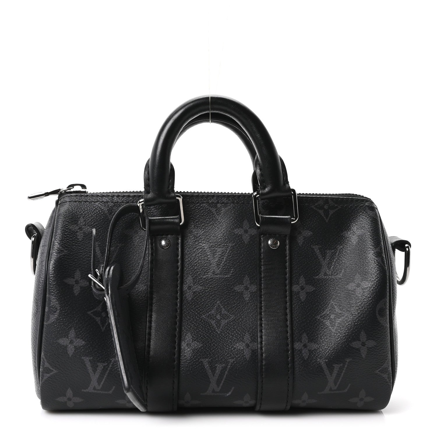 Reverse Monogram Eclipse Keepall XS Black