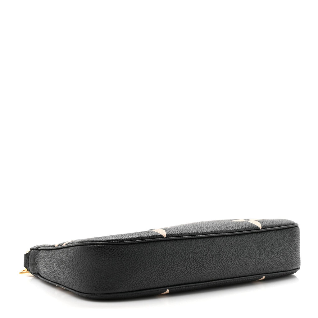Empreinte Monogram Giant Multi Pochette Accessories Large Pochette Black Beige