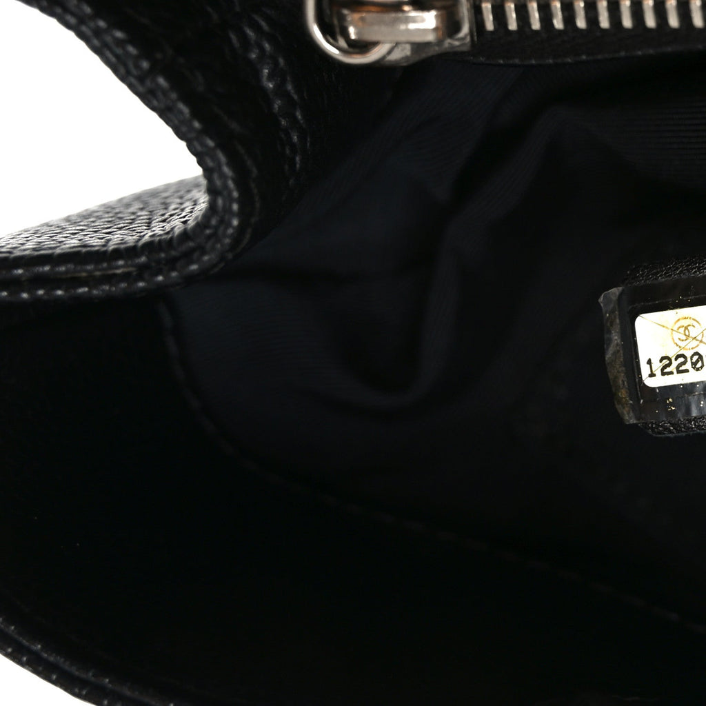 Caviar Quilted Grand Shopping Tote GST Black