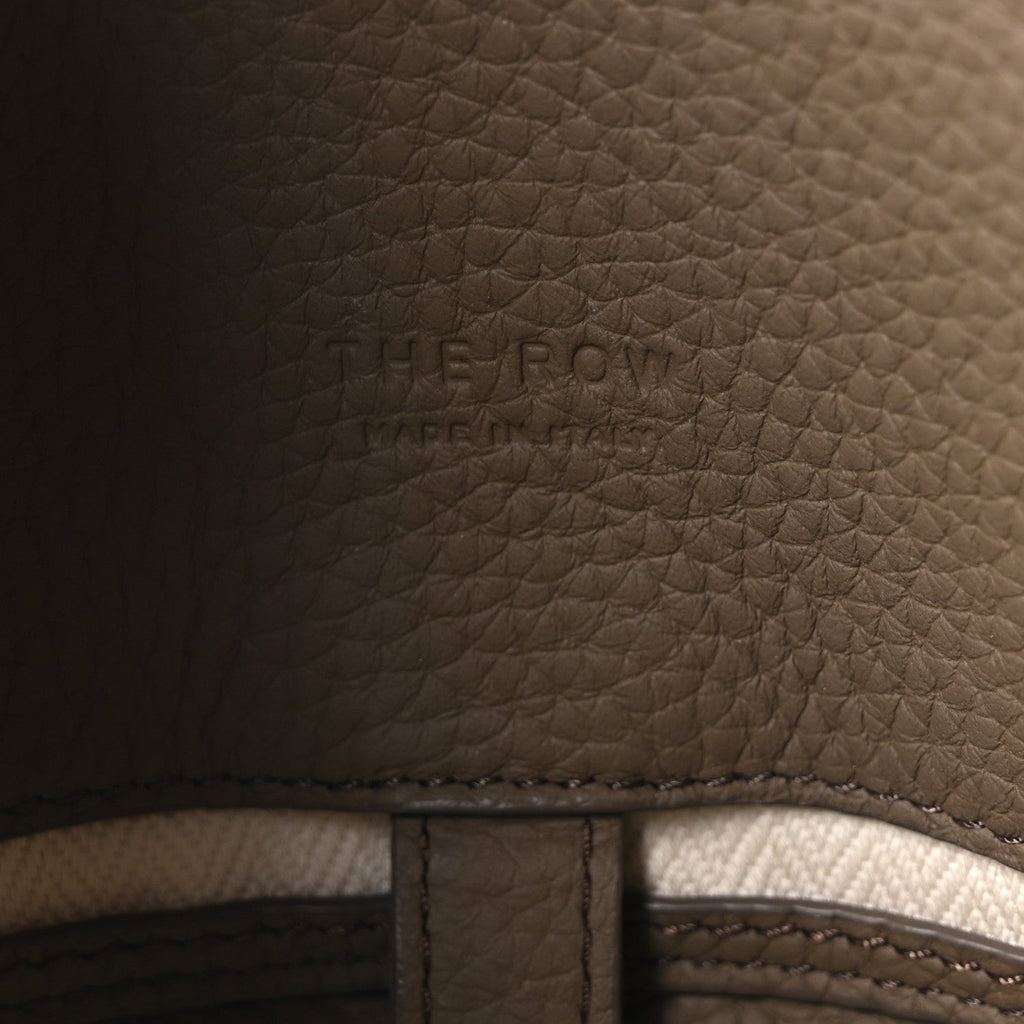 Matte Grained Calfskin Soft Margaux 12 Dark Taupe