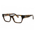 Off-White Eyeglasses Square Full Rim, Havana Frame and Clear Blue Light Block Lens OERJ07ESTYLE7E6000