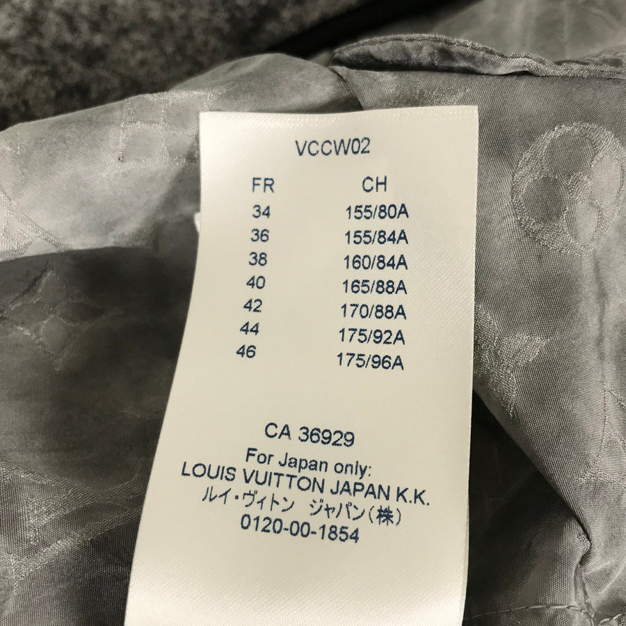 LOUIS VUITTON Monogram RW202W PAY FJOW16 Unisex Long coat