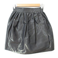 Christian Dior Wrap Mini Skirt Wool Skirt